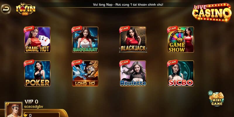 Hệ Thống Khuyến Mãi Hấp Dẫn Tại Casino IWIN